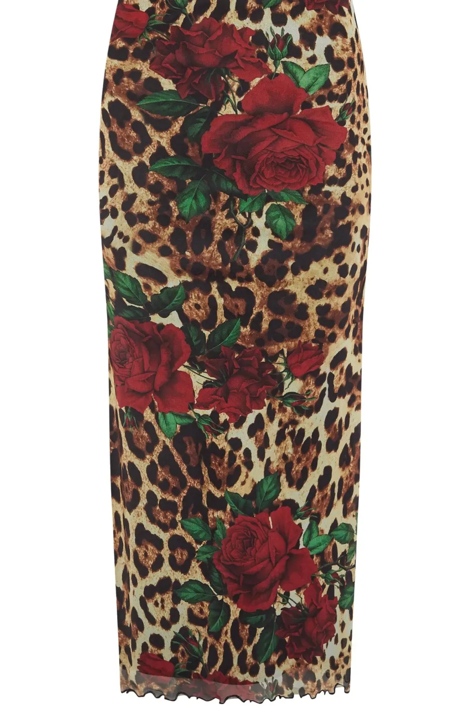 Petite Leopard Print Skirt