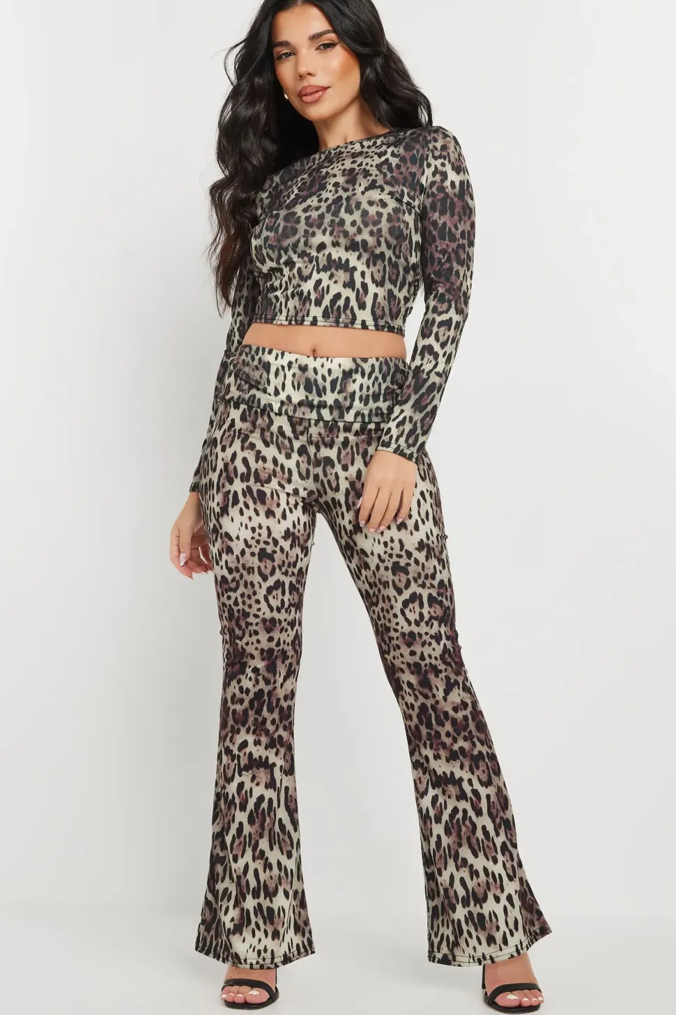 Petite Leopard Print Top