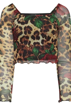 Petite Leopard Top