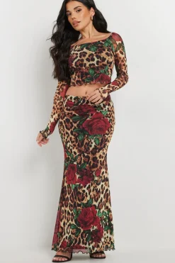 Petite Leopard Top