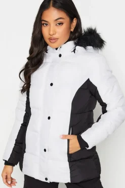 Petite Long Sleeve Puffer Jacket