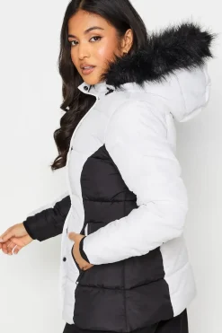 Petite Long Sleeve Puffer Jacket