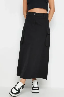 Petite Maxi Cargo Skirt