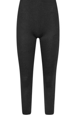 Petite Metallic Ribbed Leggings