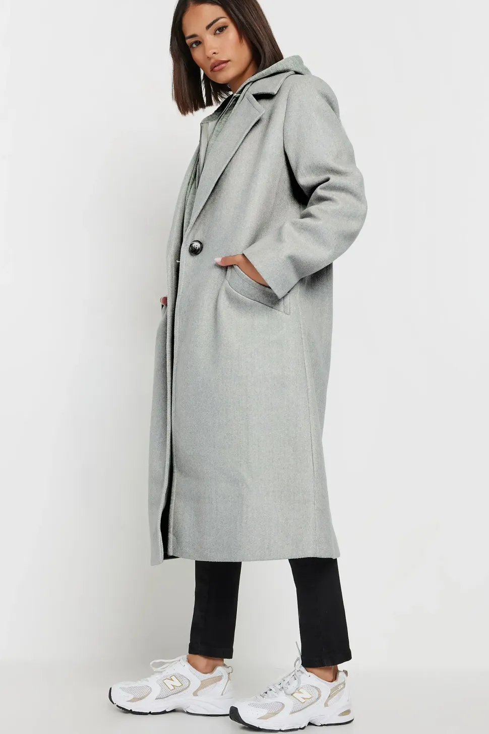 Petite Midi Formal Coat