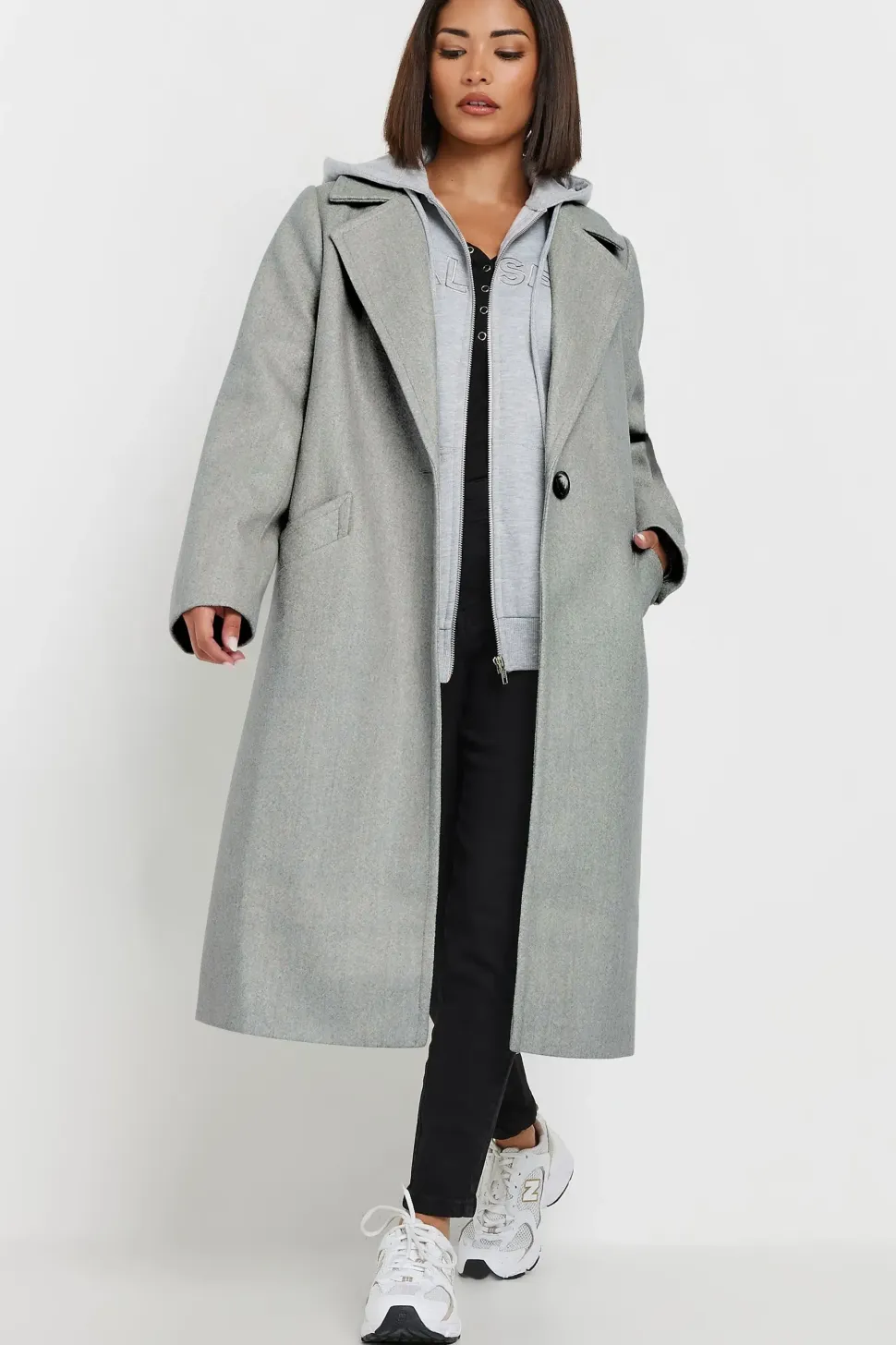 Petite Midi Formal Coat