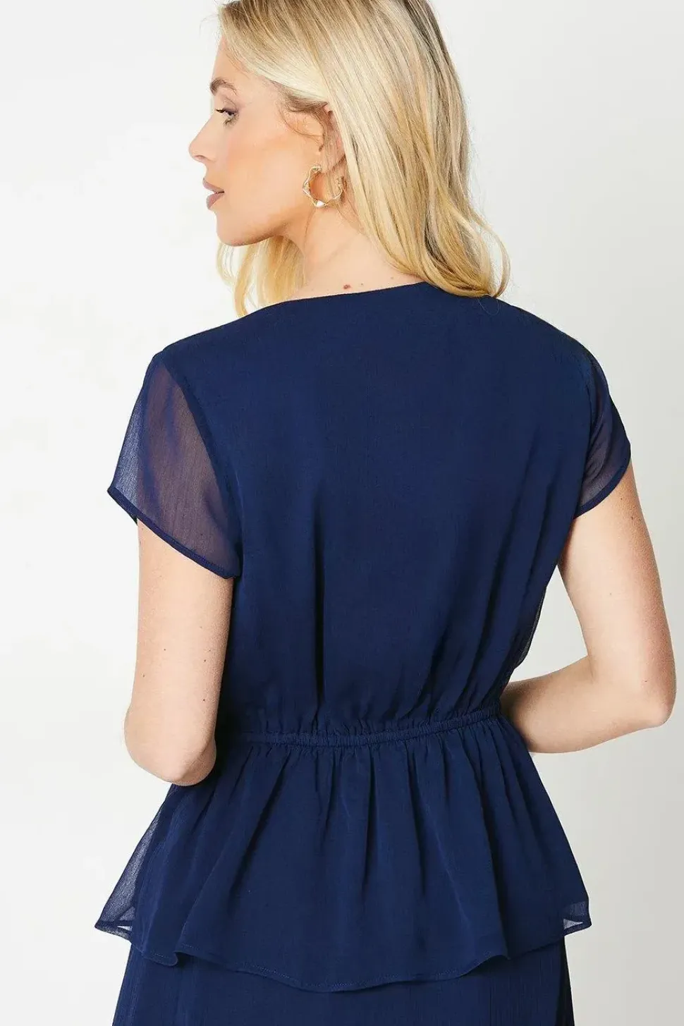 Petite Mock Wrap Top