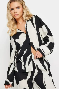 Petite Mono Print Shirt