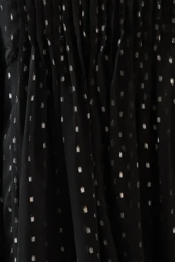 Petite Occasion Glitter Spot Pintuck Shift Dress