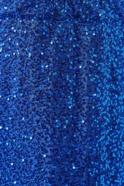 Petite Occasion Sequin Halterneck Pencil Dress
