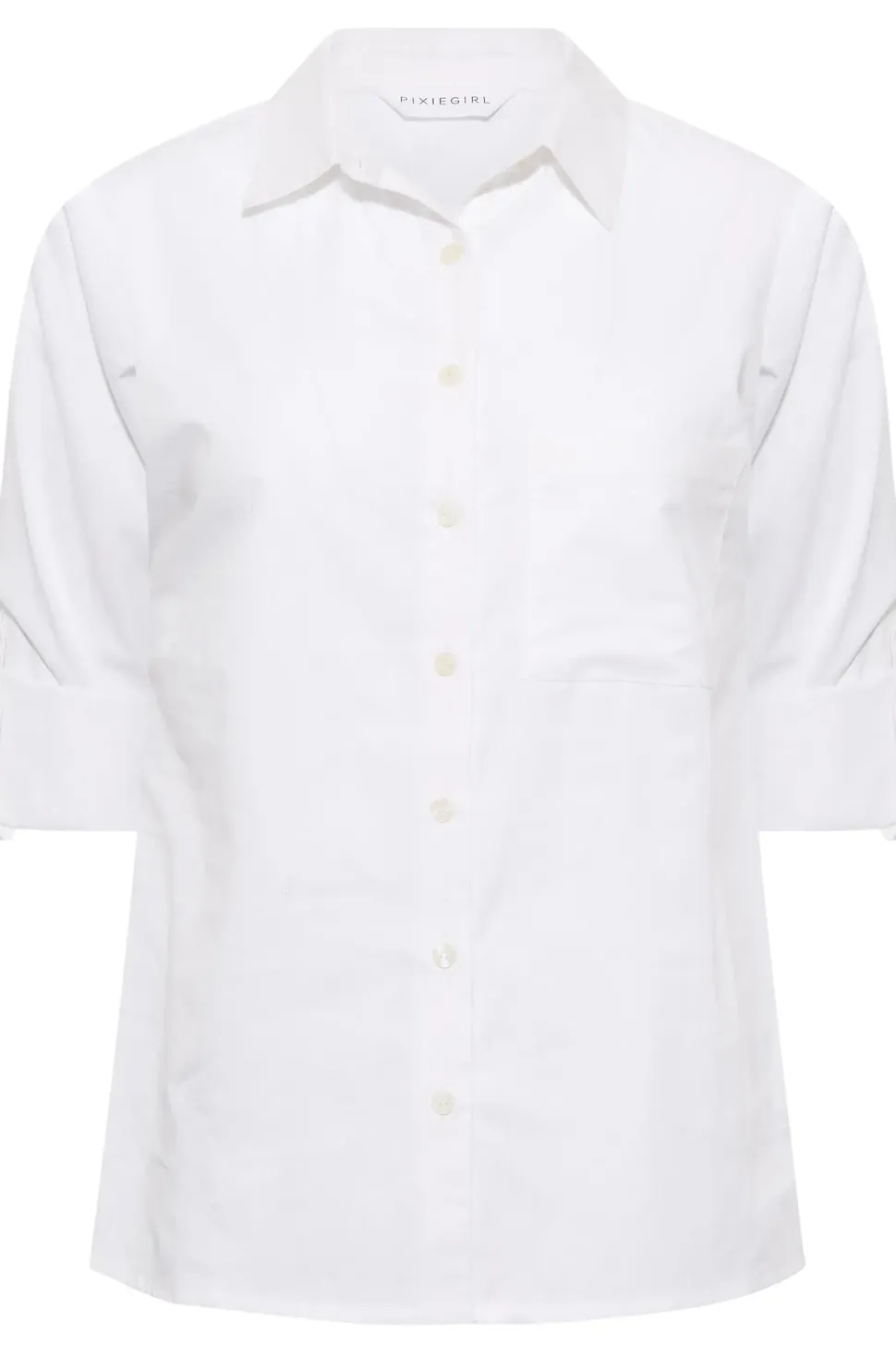 Petite Oversized Cotton Shirt