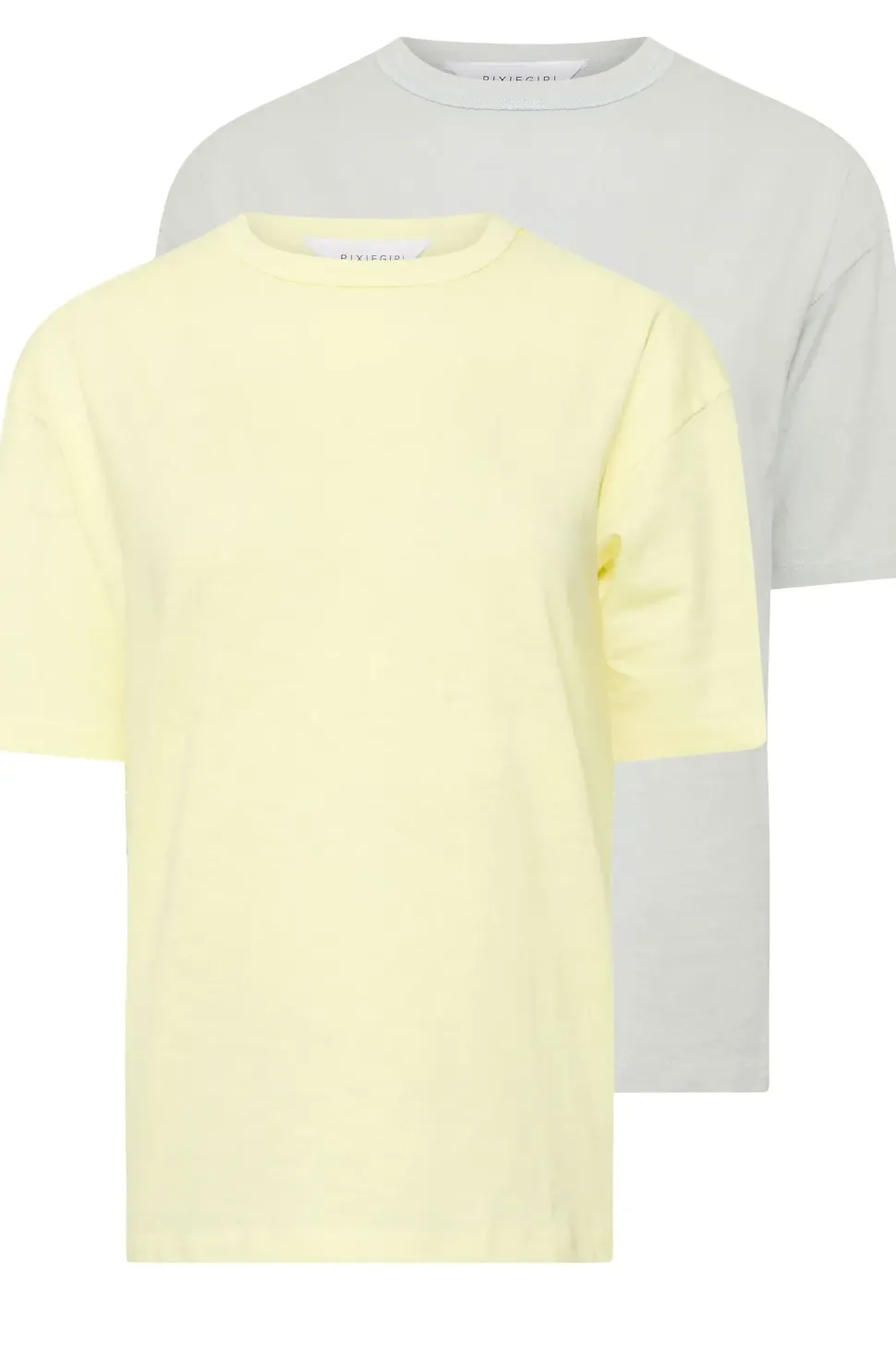 Petite 2 Pack Seam Detail T-Shirts