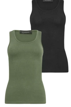 Petite 2 Pack Vest Tops