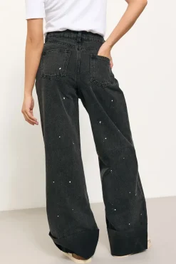 Petite Paint Splatter Jeans