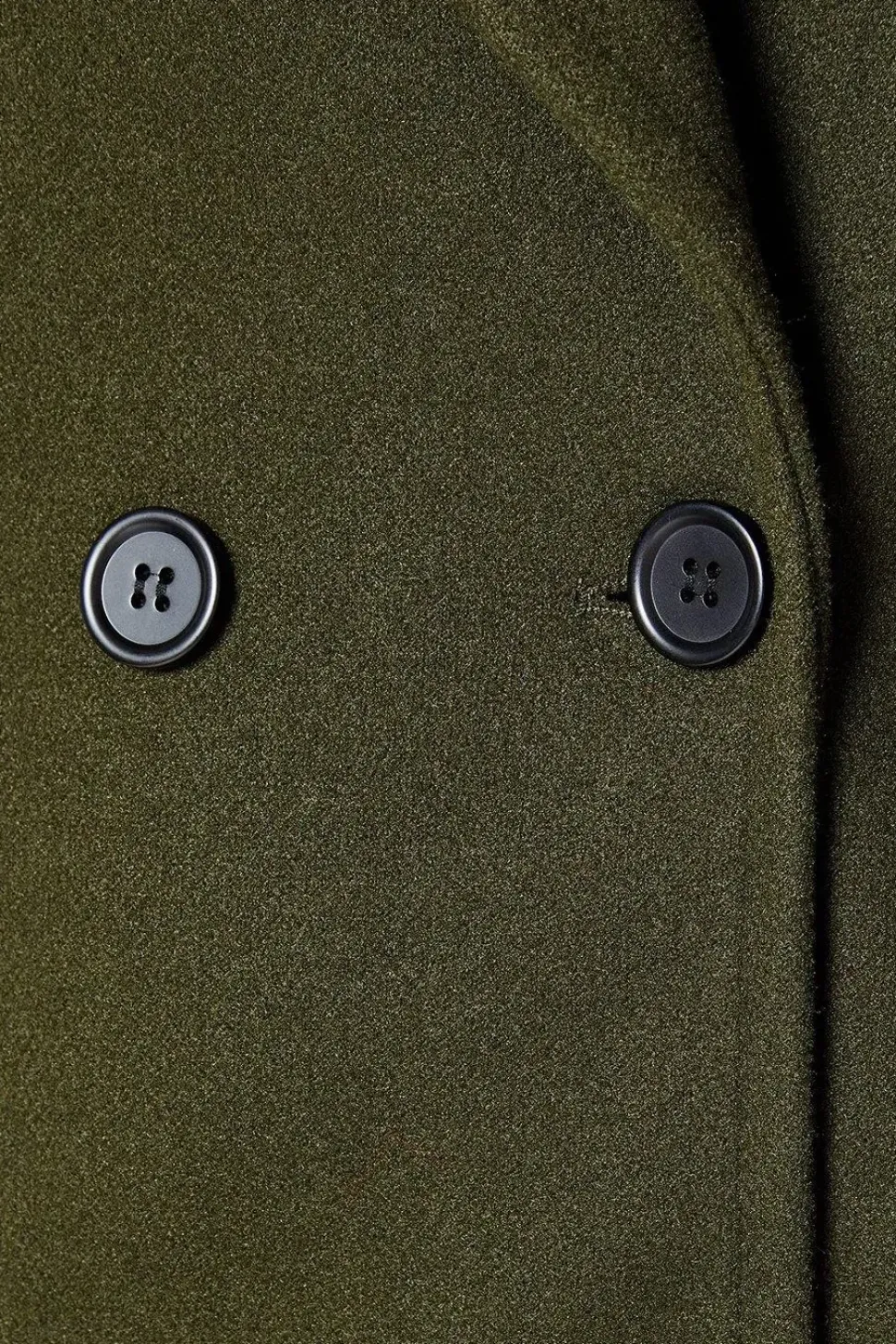 Petite Patch Pocket Double Breasted Coat