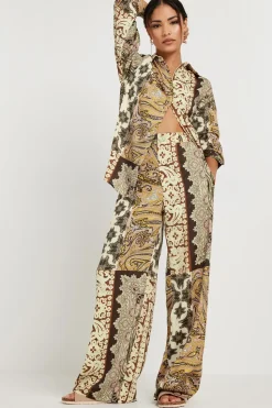 Petite Patchwork Trousers