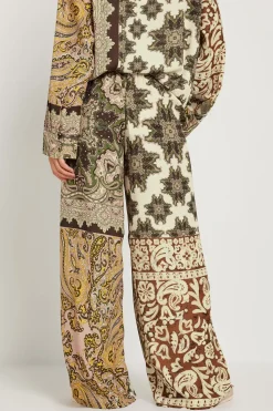 Petite Patchwork Trousers