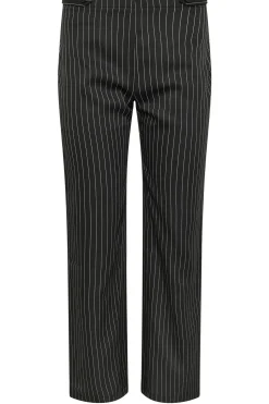 Petite Pinstripe Wide Leg Trousers