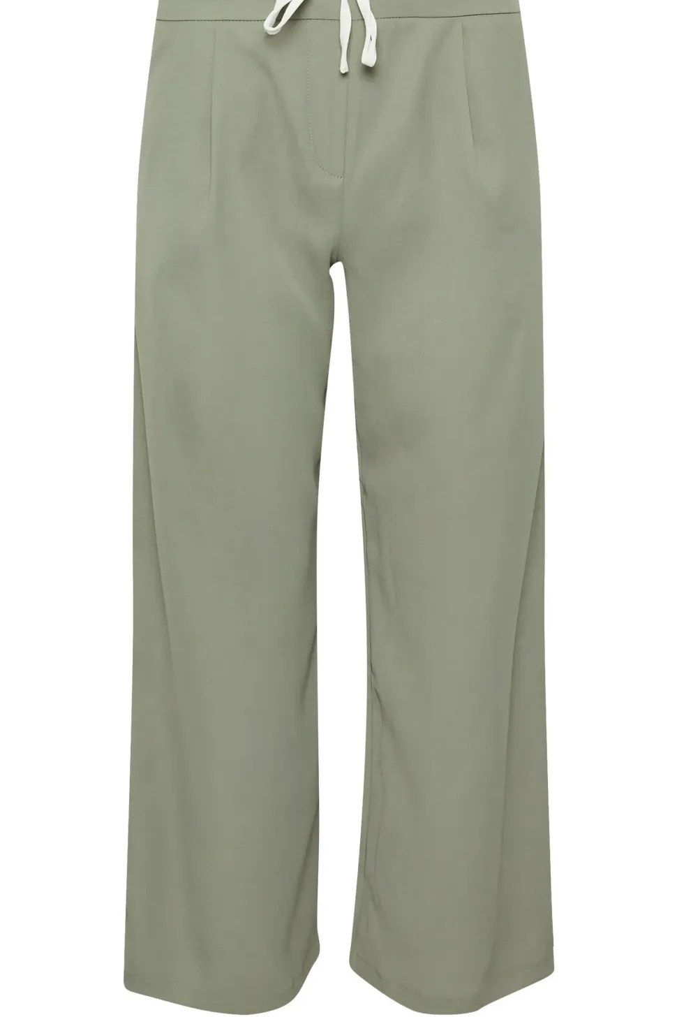 Petite Pinstripe Wide Leg Trousers