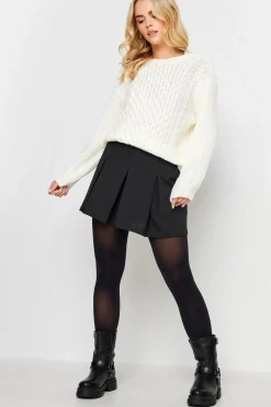 Petite Pleated Mini Skirt