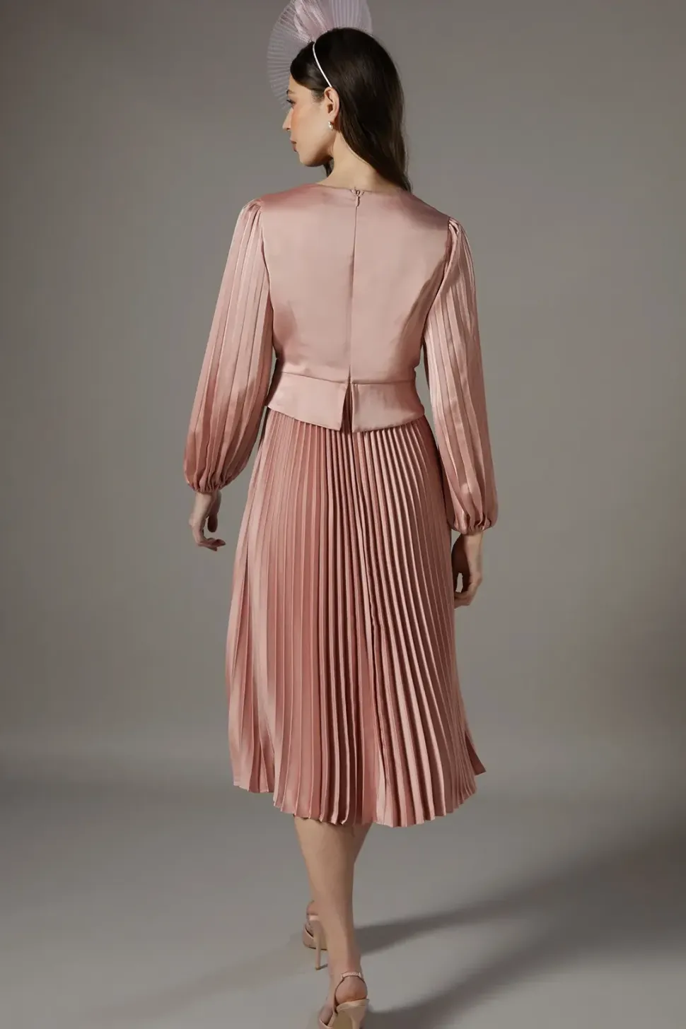 Petite Pleat Skirt Maxi Dress