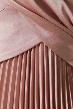 Petite Pleat Skirt Maxi Dress