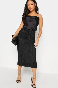 Petite Plisse Midaxi Skirt