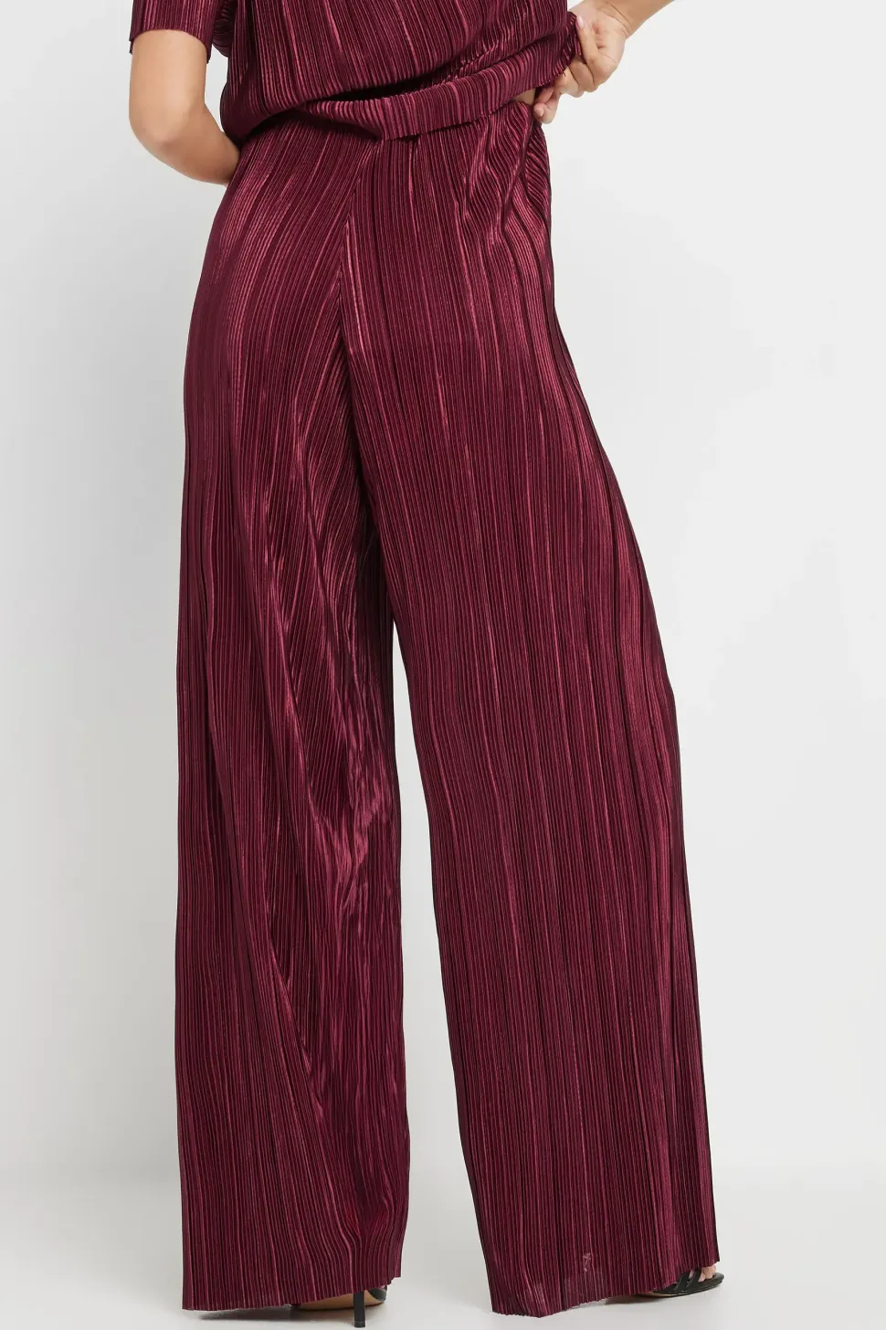 Petite Plisse Trousers