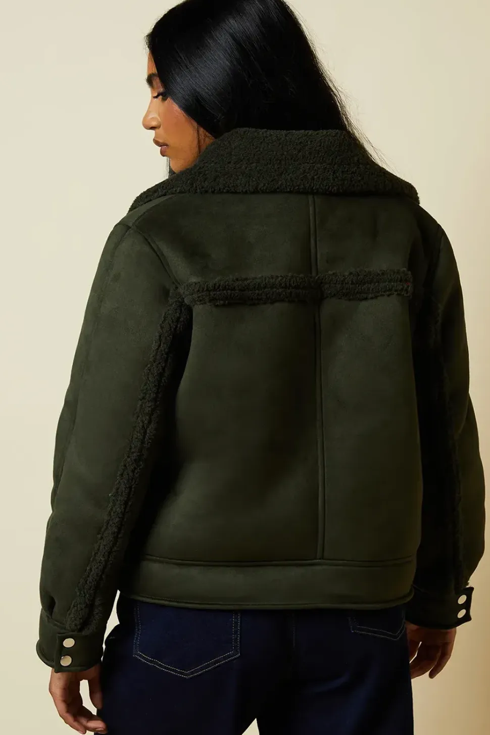 Petite Pocket Aviator Jacket