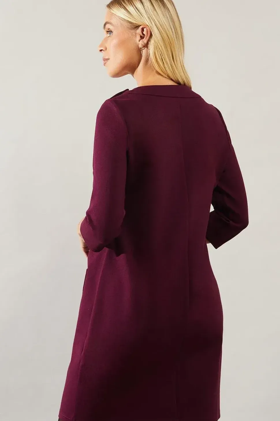 Petite Pocket Detail Ponte Shift Dress
