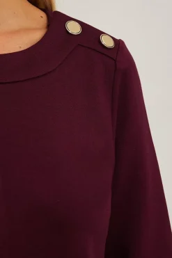 Petite Pocket Detail Ponte Shift Dress