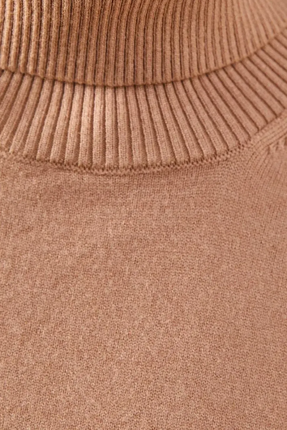 Petite Pocket Front Roll Neck Jumper