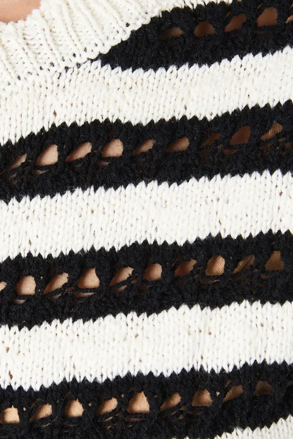 Petite Pointelle Knitted Tee