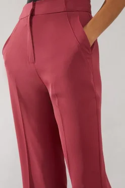 Petite Premium Pinktuck Detail Kickflare Trouser