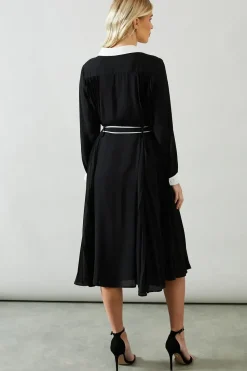 Petite Premium Pleat Insert Shirt Dress