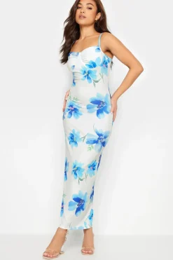 Petite Printed Maxi Slip Dress