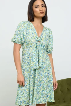 Petite Printed Mini Dress