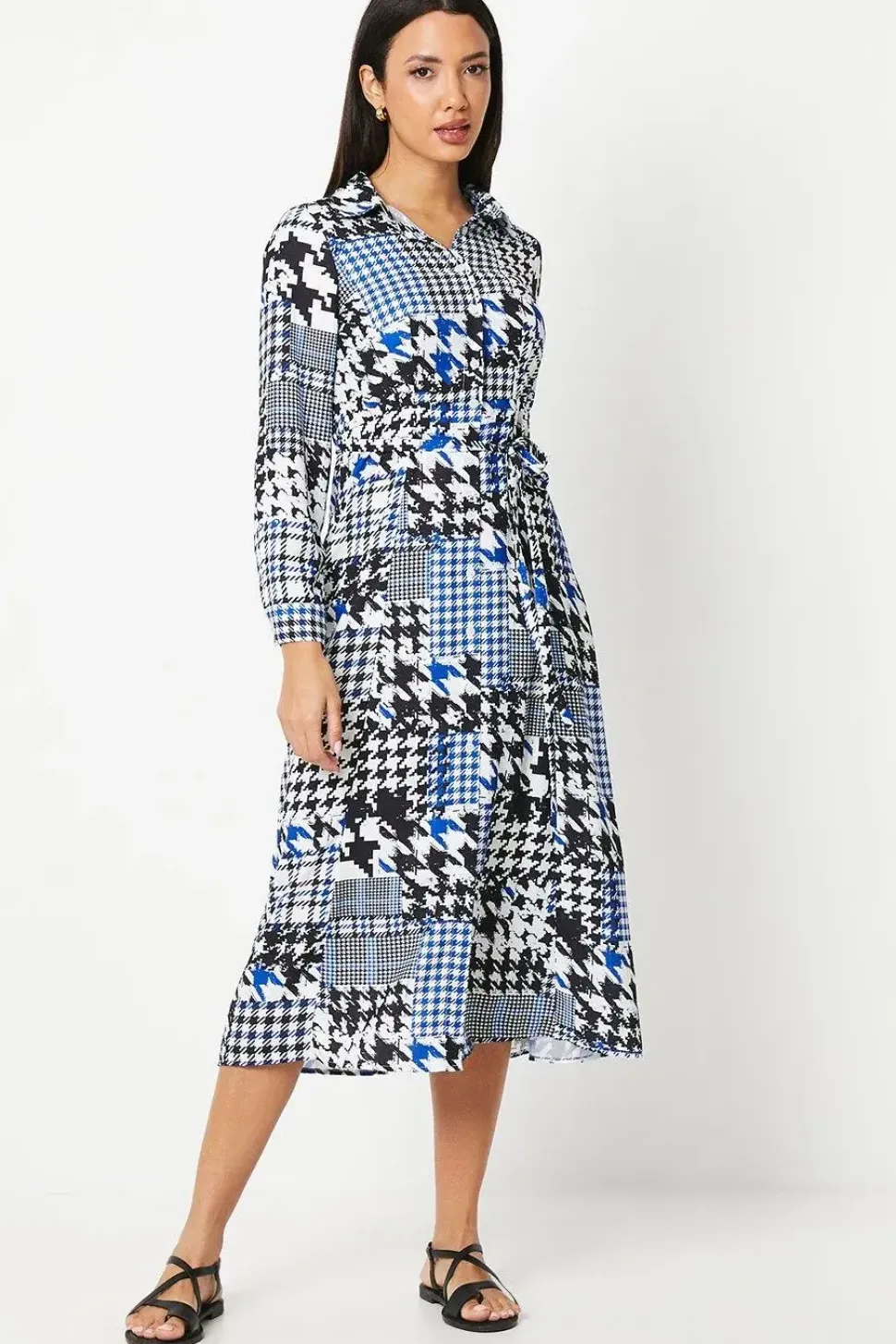 Petite Printed Shirt Dress