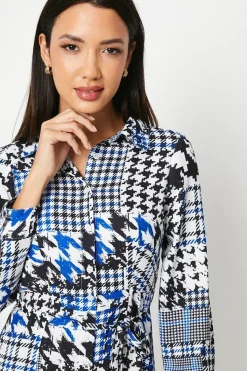 Petite Printed Shirt Dress