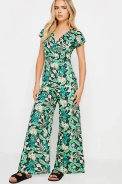 Petite Print Jumpsuit