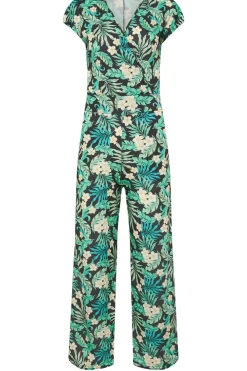 Petite Print Jumpsuit