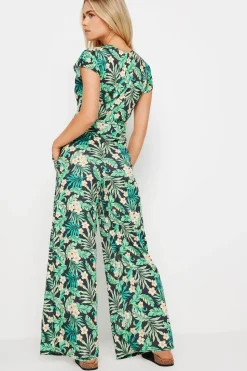 Petite Print Jumpsuit