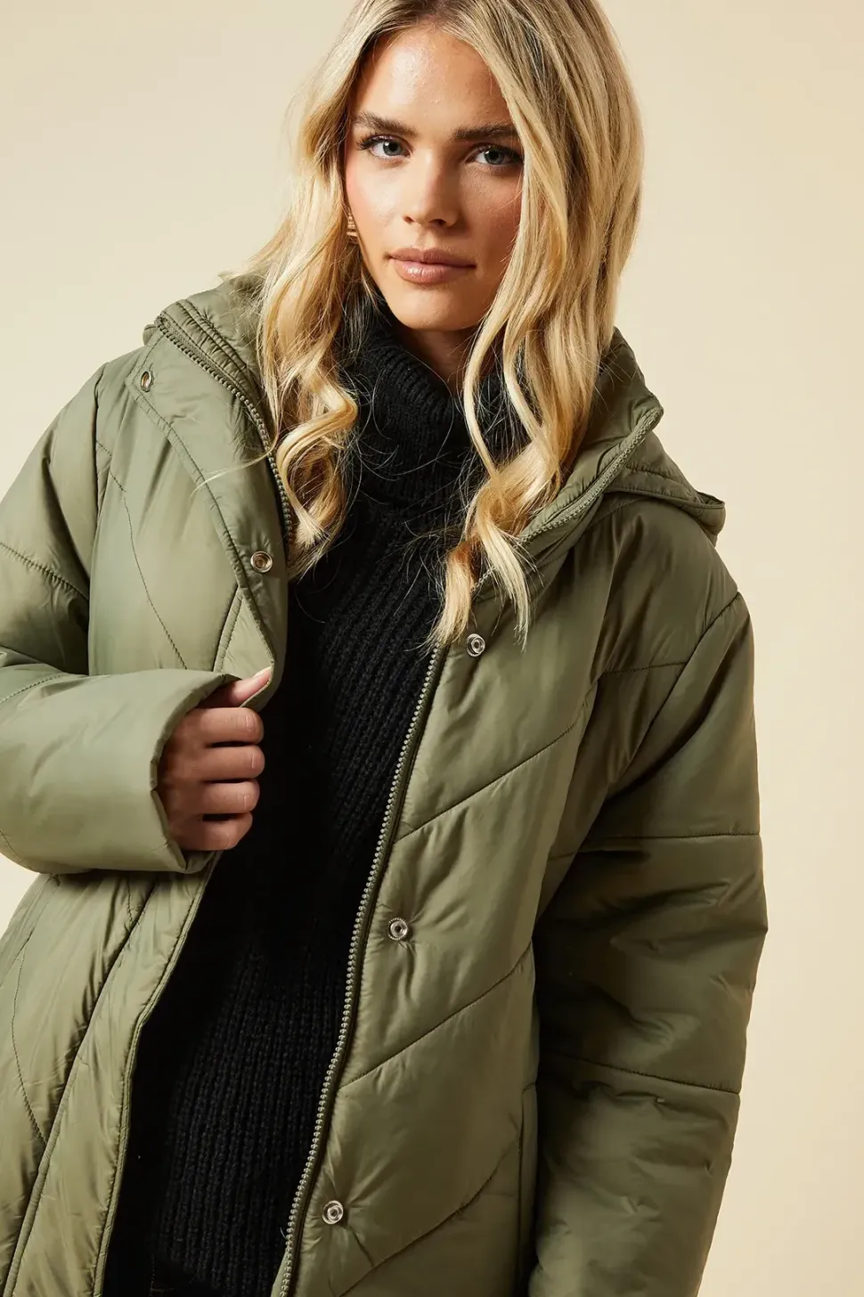 Petite Quilted Coat