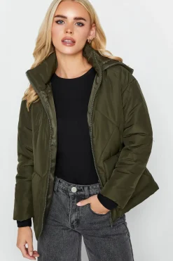 Petite Quilted Puffer Jacket