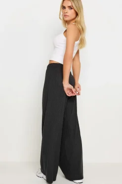 Petite Ribbed Button Detail T-Shirt