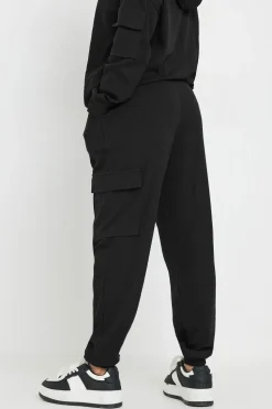 Petite Ribbed Cargo Joggers