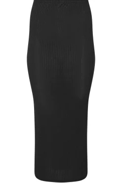 Petite Ribbed Maxi Tube Skirt
