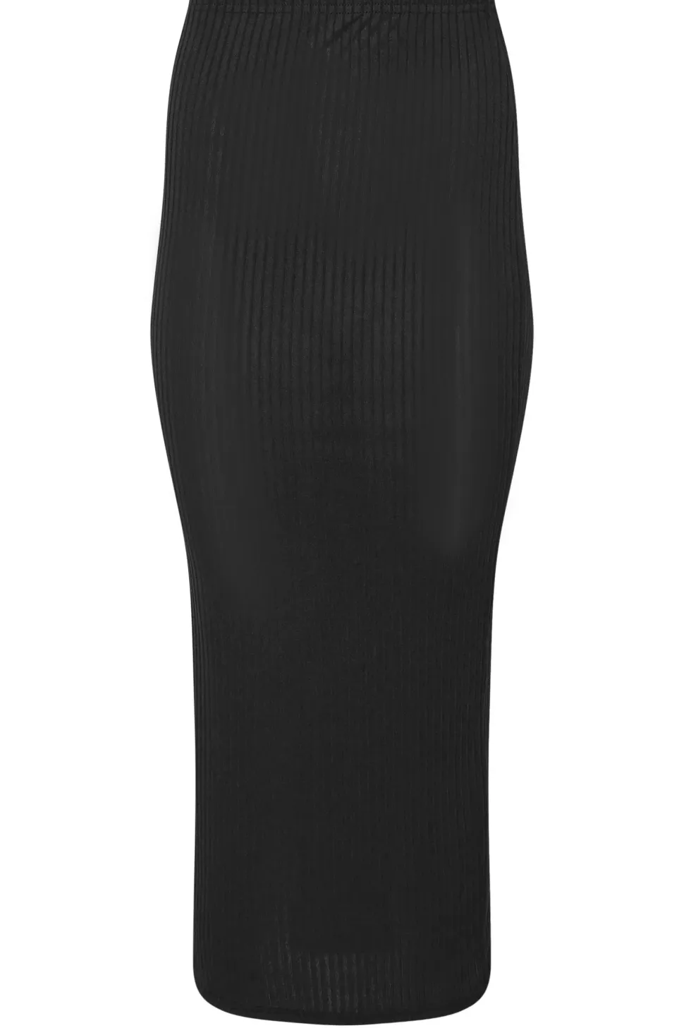 Petite Ribbed Maxi Tube Skirt
