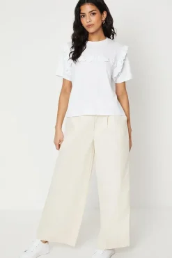 Petite Ruffle Detail Tshirt