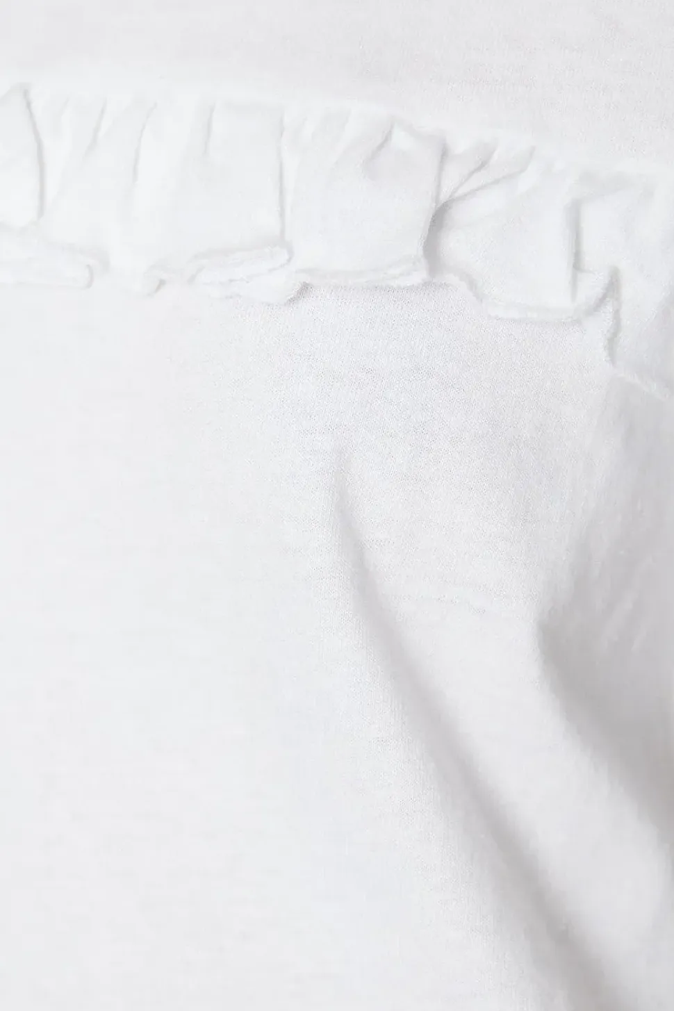 Petite Ruffle Detail Tshirt